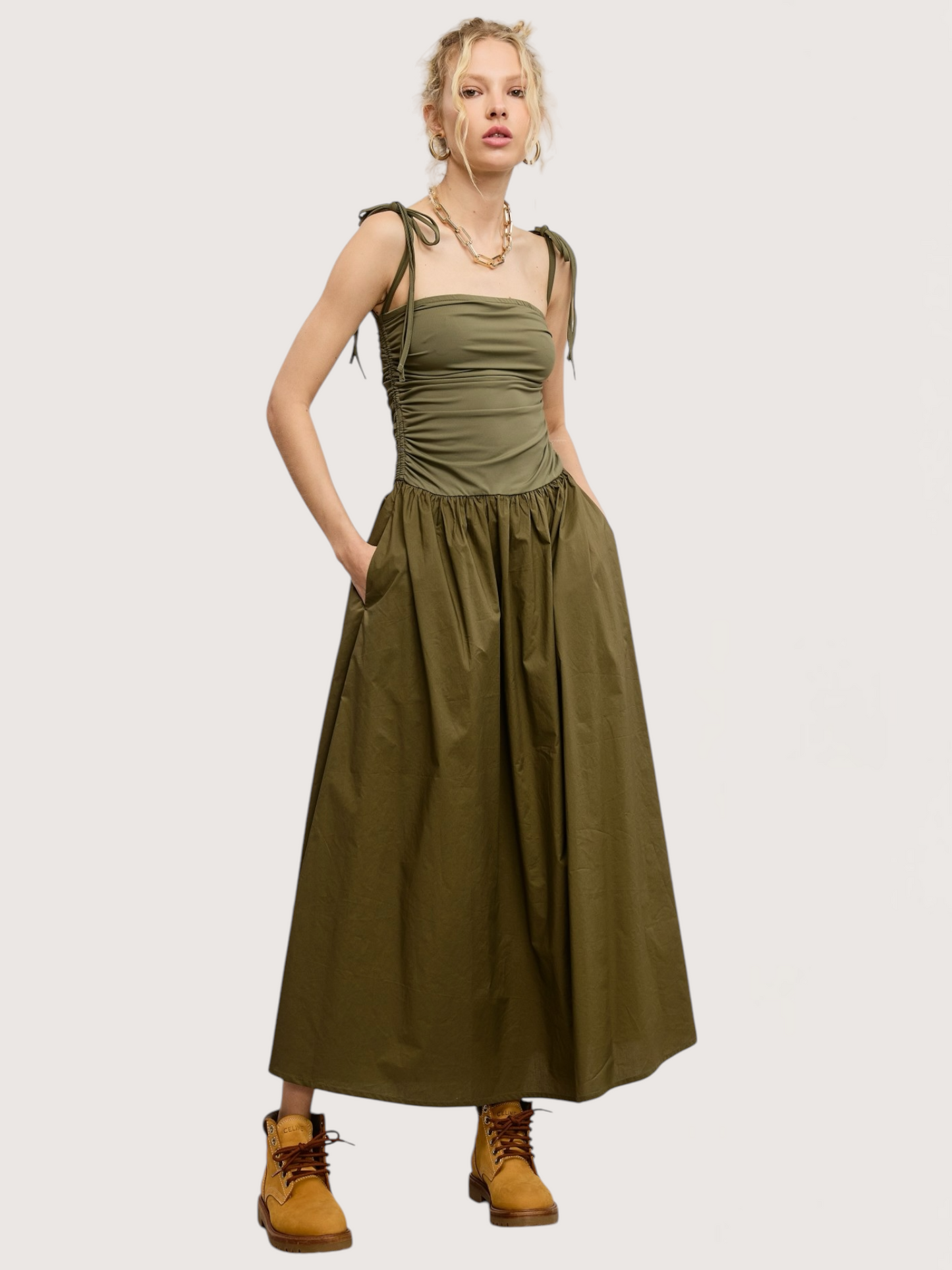 Drop Hem Maxi Dress