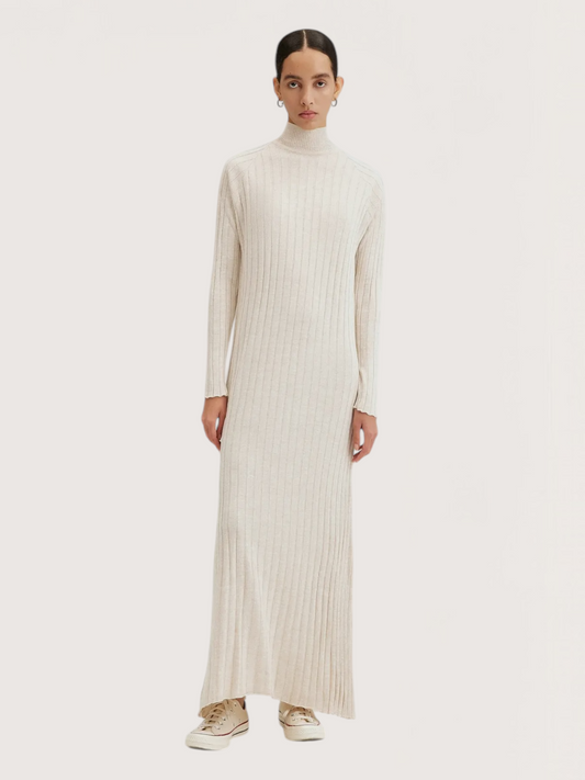 Ribbed Knit Maxi Dress