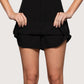 Woven Mini Skort | Black