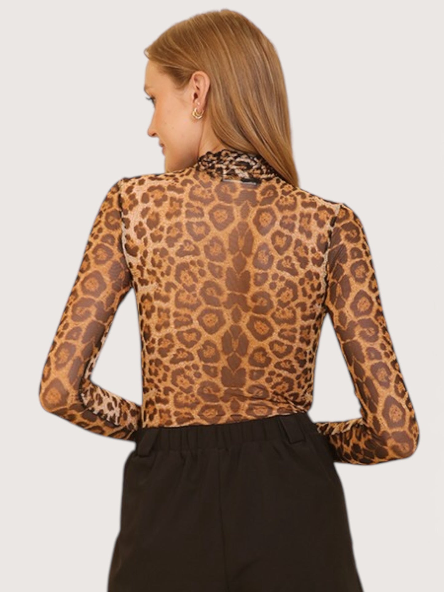 Leopard Mesh Bodysuit