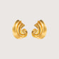 Spiral Statement Earring | Gold