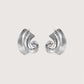 Spiral Statement Earring | Silver