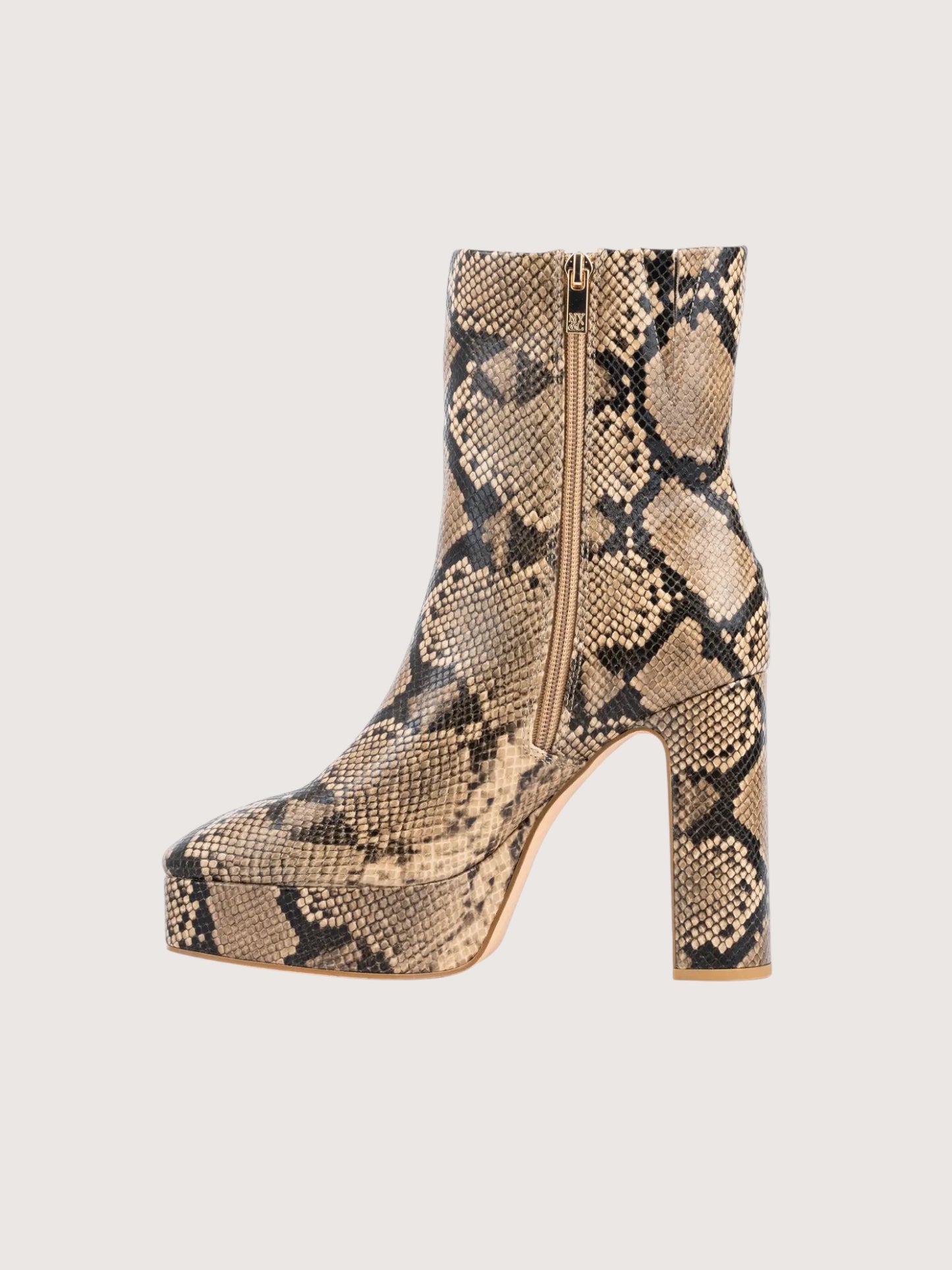 Snakeskin Platform Boot