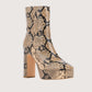 Snakeskin Platform Boot