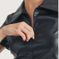 Zip Up Leather Bodysuit