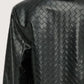 Weaved Leather Jacket