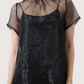 Ruffled Hem Organza Dress