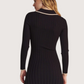 Contrast Trim Knit Dress