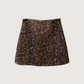 Leopard Print Skort