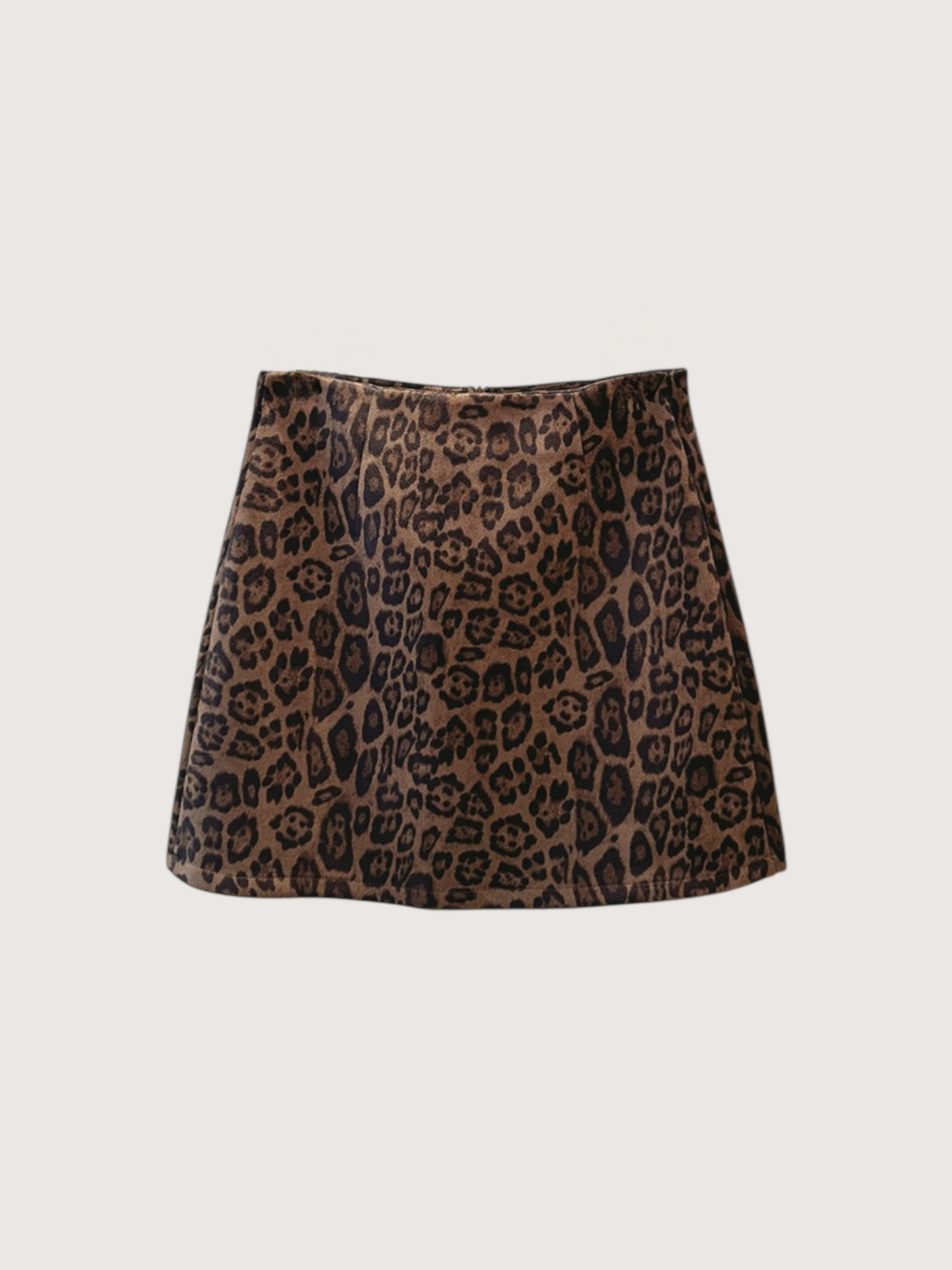 Leopard Print Skort