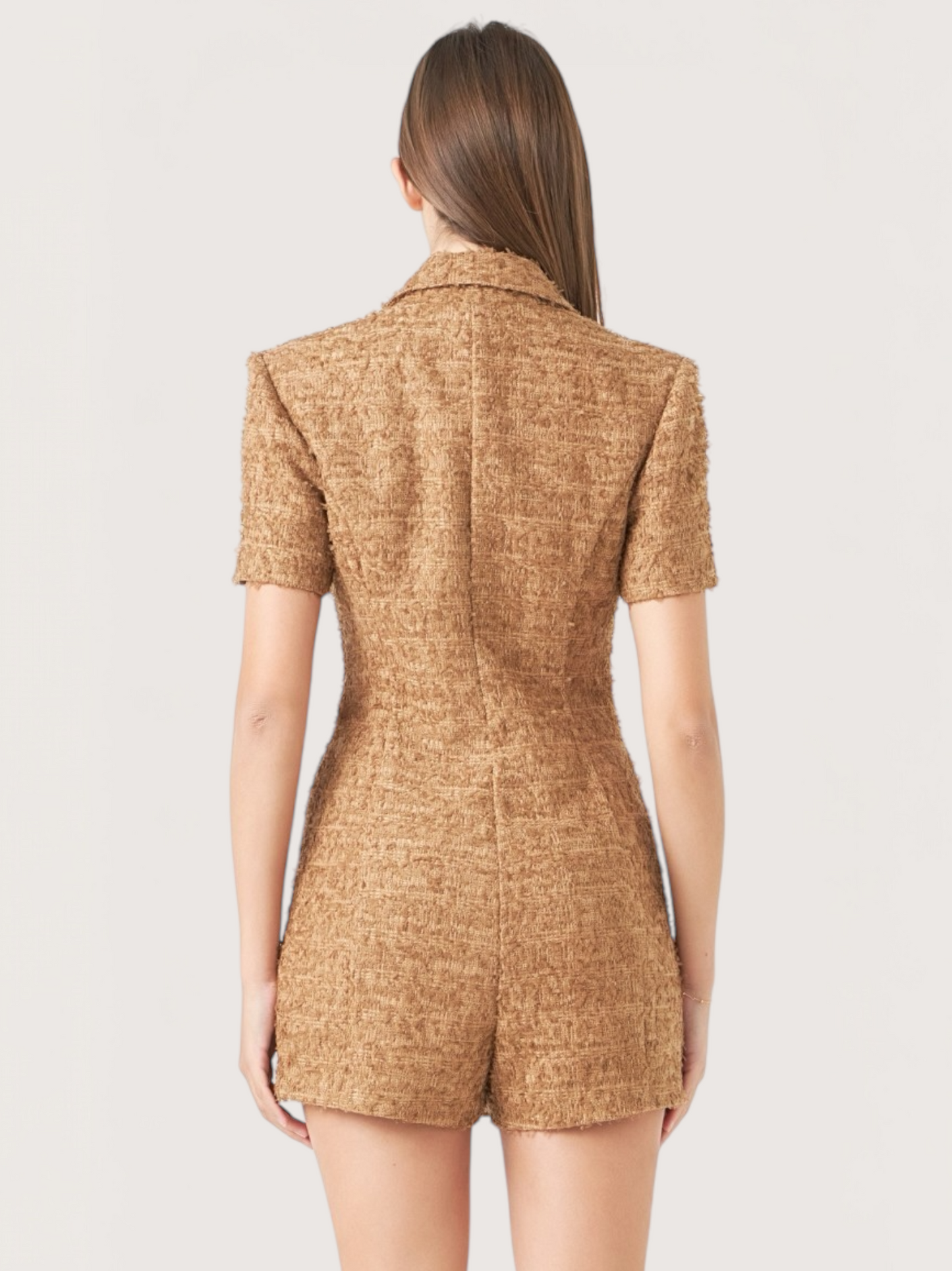 Tweed Blazer Romper