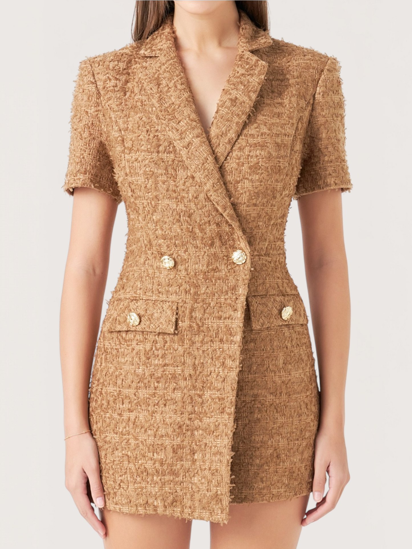 Tweed Blazer Romper