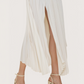 Asymmetric Pleated Skirt