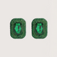 Emerald Rhinestone Earring