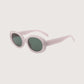 Oval Frame Sunglasses | Pink