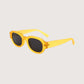 Round Retro Sunglasses | Yellow