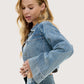 Flared Sleeve Denim Jacket