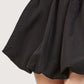 Bubble Hem Skirt | Black