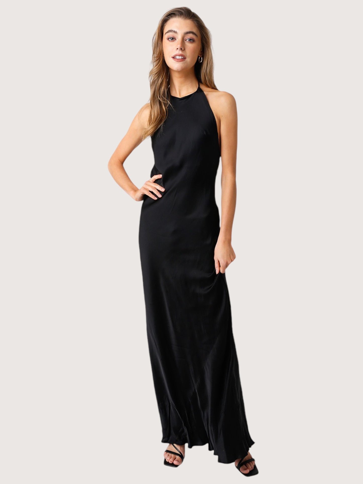 Satin Maxi Dress