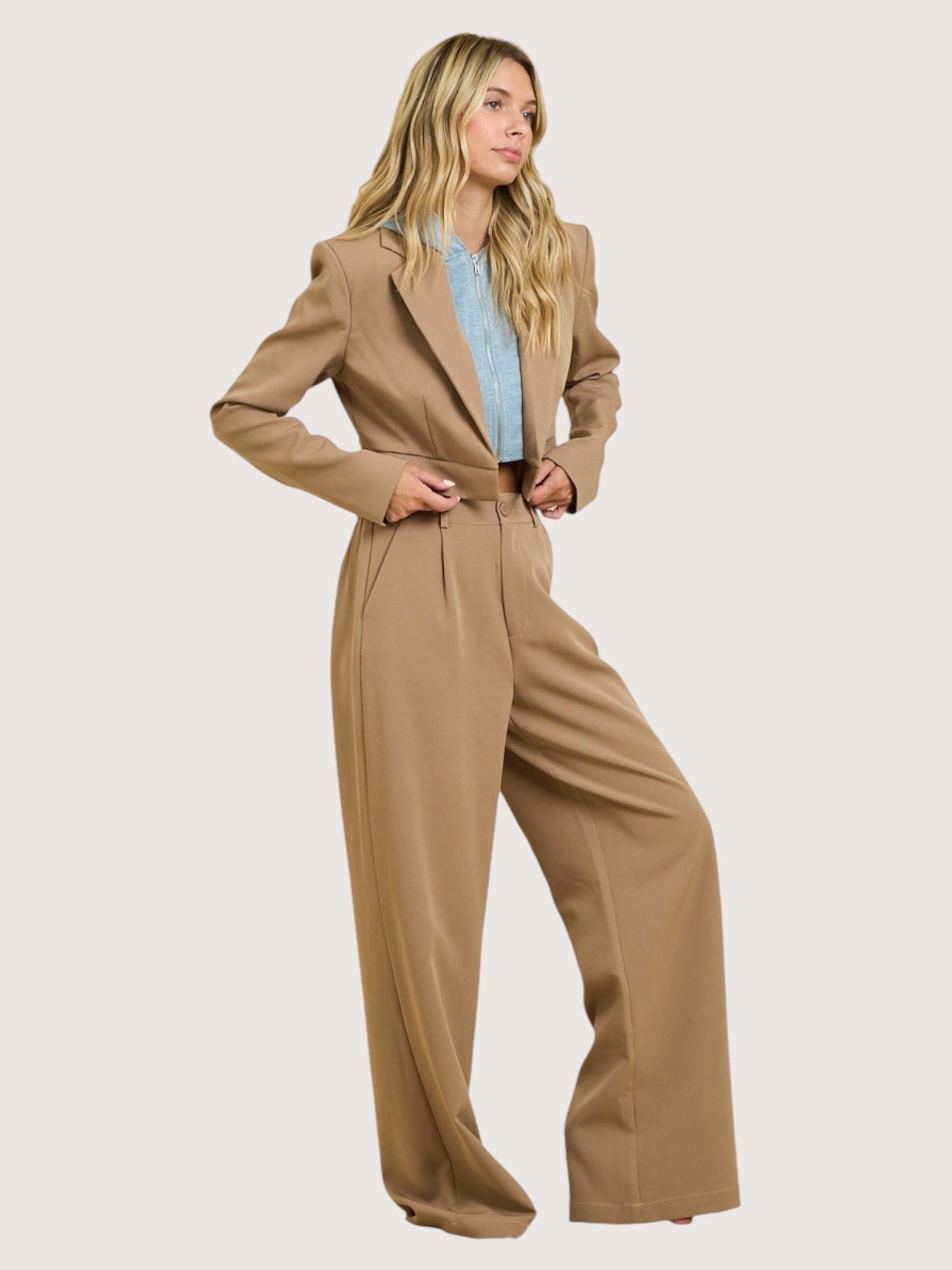 Wide Leg Trouser