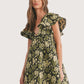 Floral Jacquard Dress