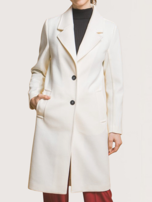 Notched Lapel Coat