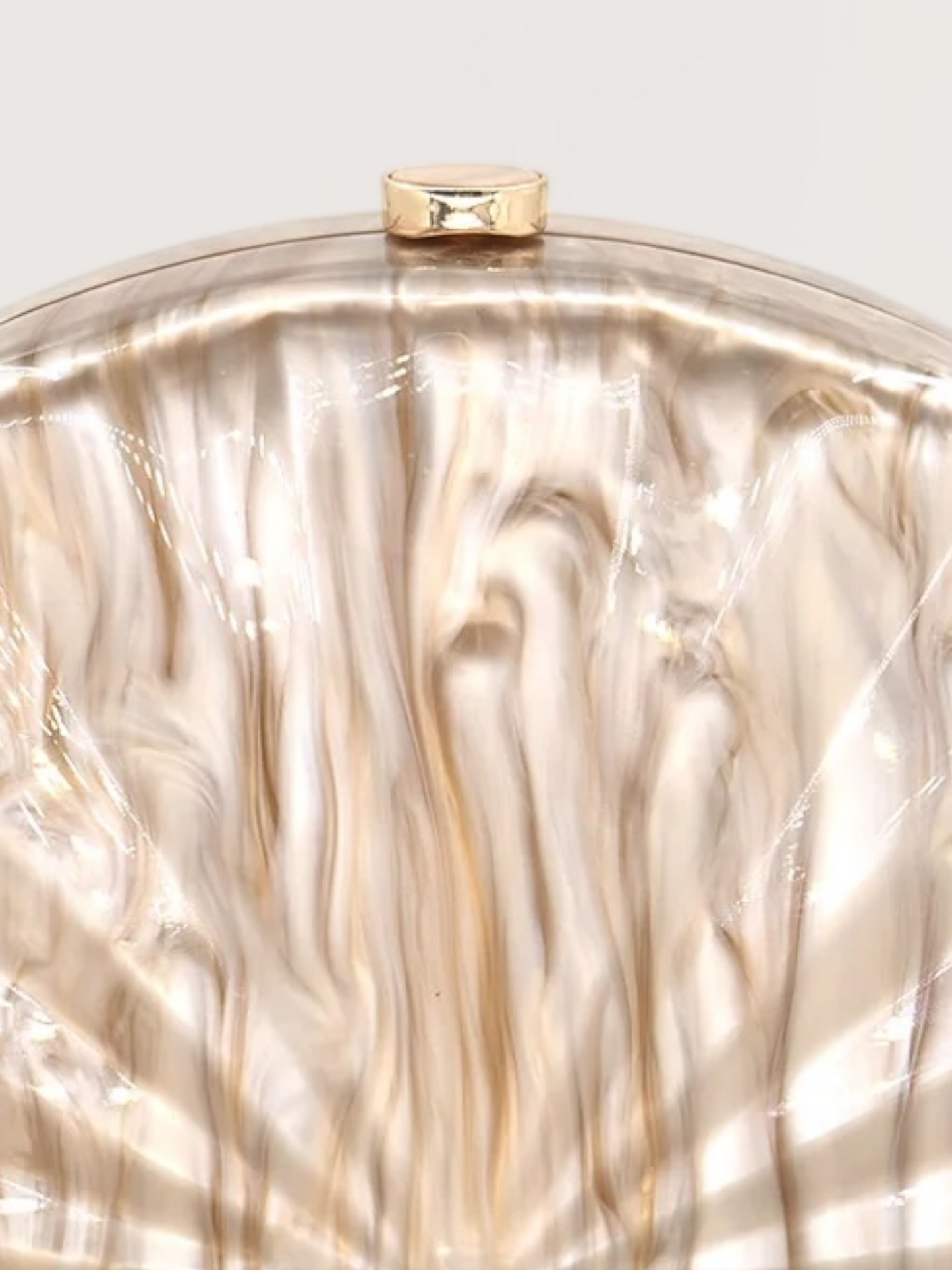 Acrylic Fan Clutch | Caramel