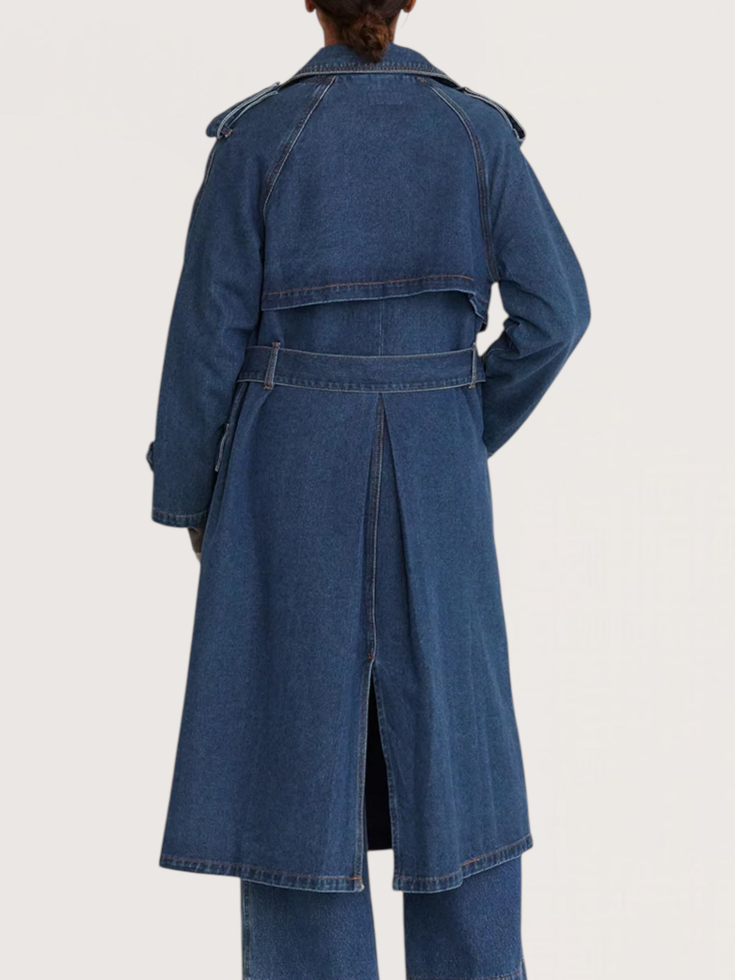 Denim Trench Coat