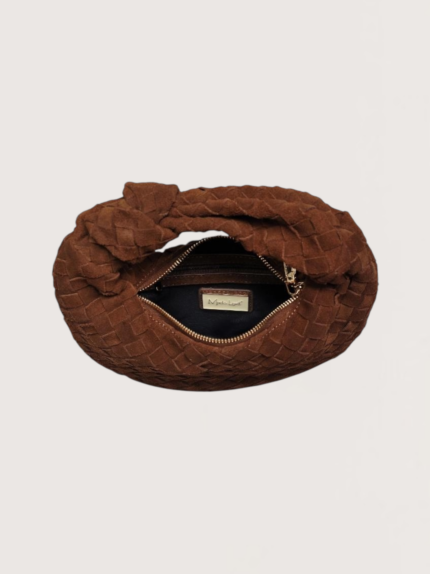 Suede Weaved Hobo