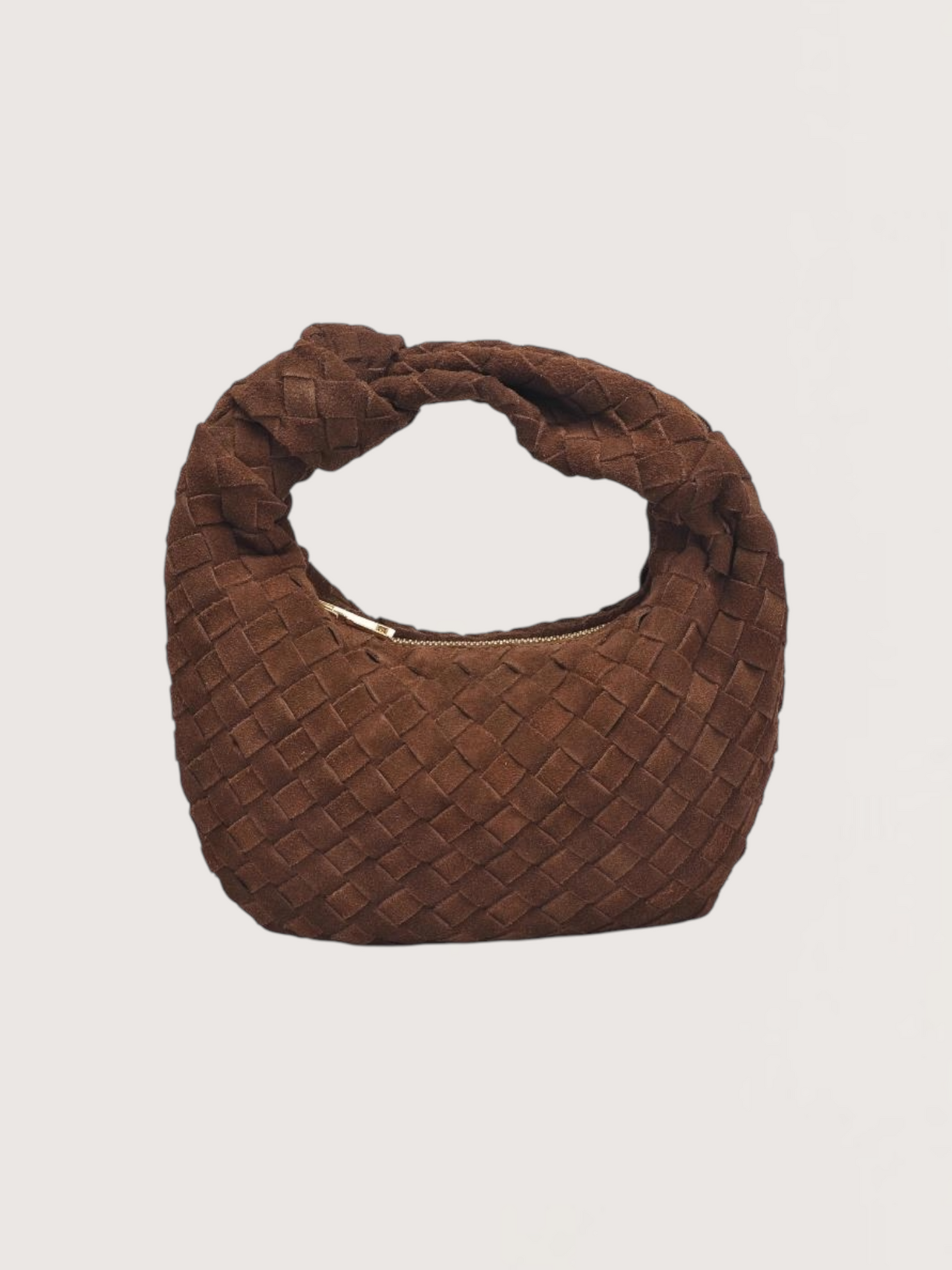 Suede Weaved Hobo