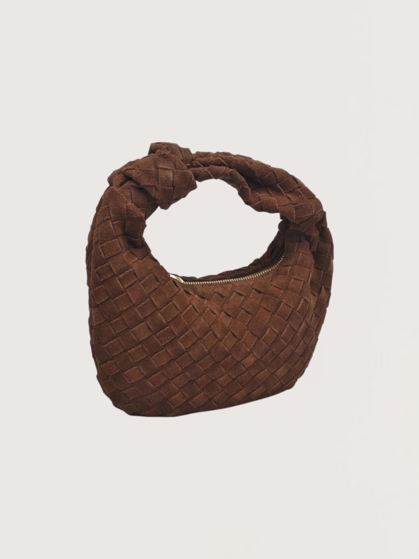 Suede Weaved Hobo