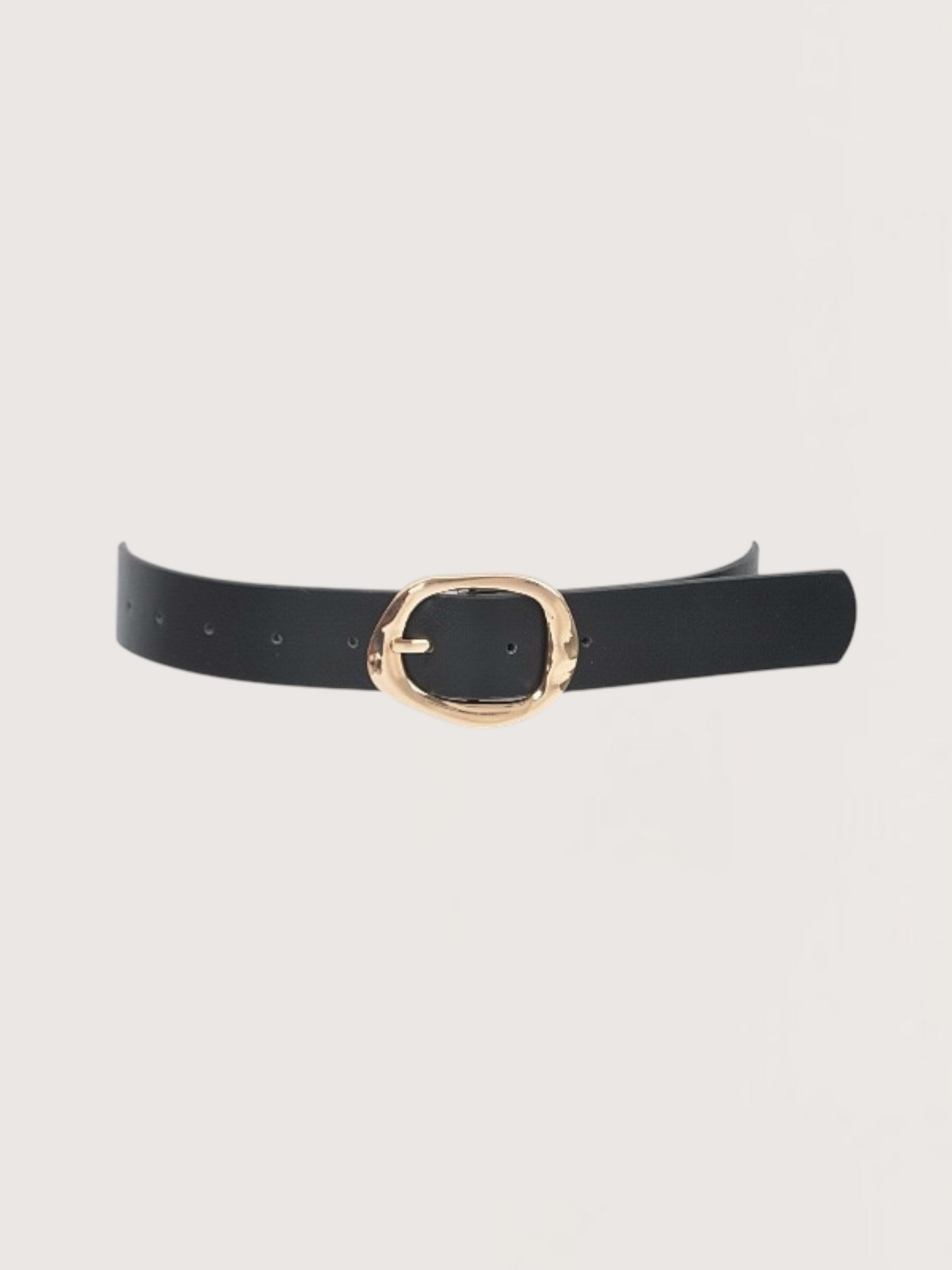 Oval Buckle Belt