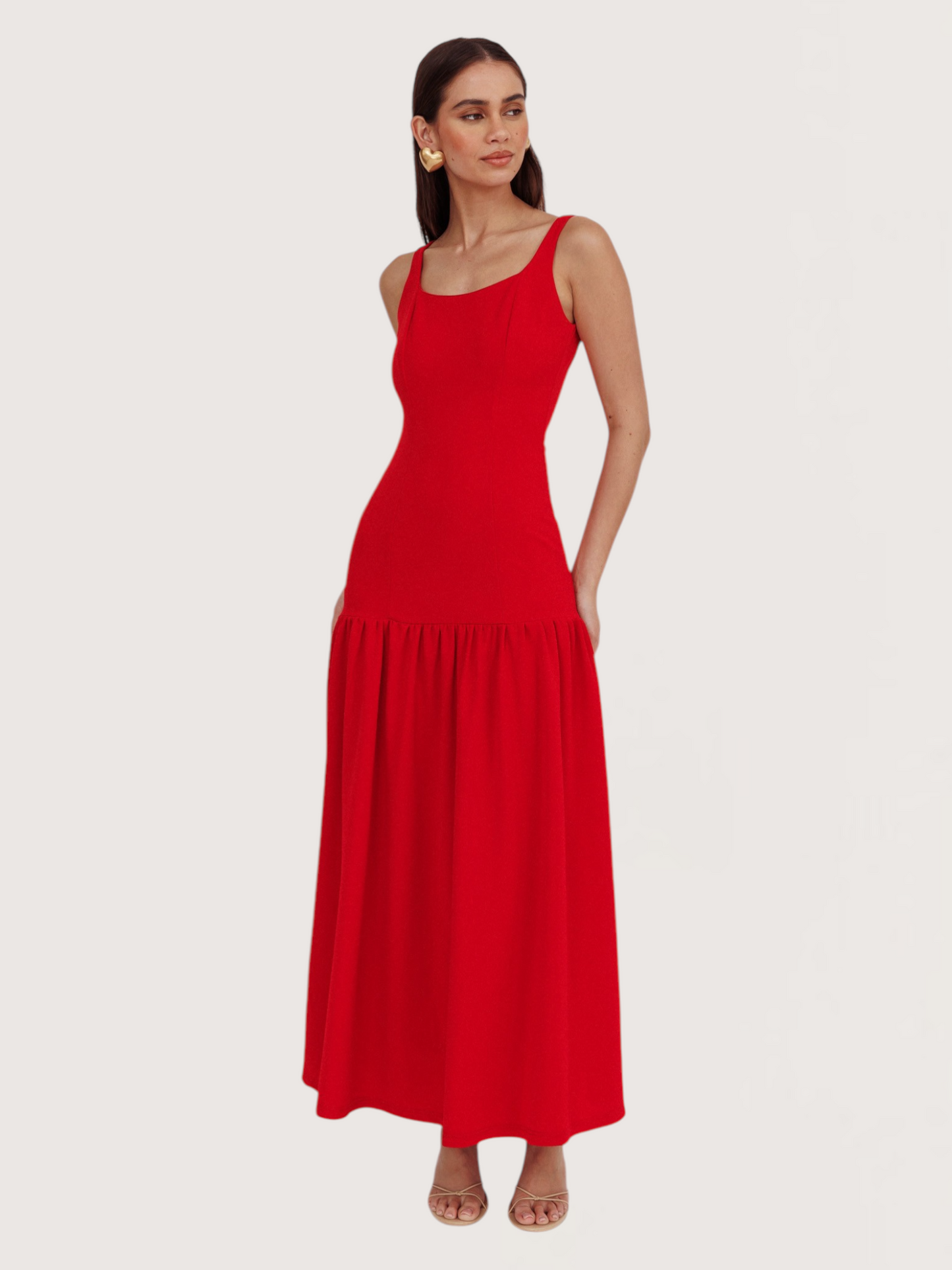 Drop Hem Maxi Dress