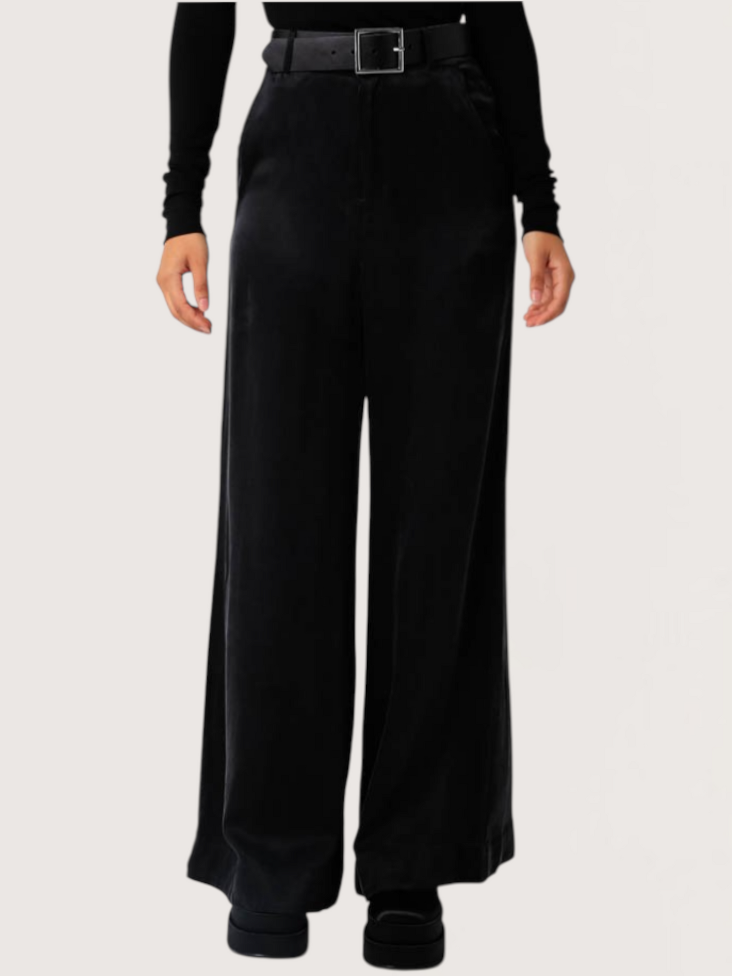 Alexi Wide Leg Pant | Black