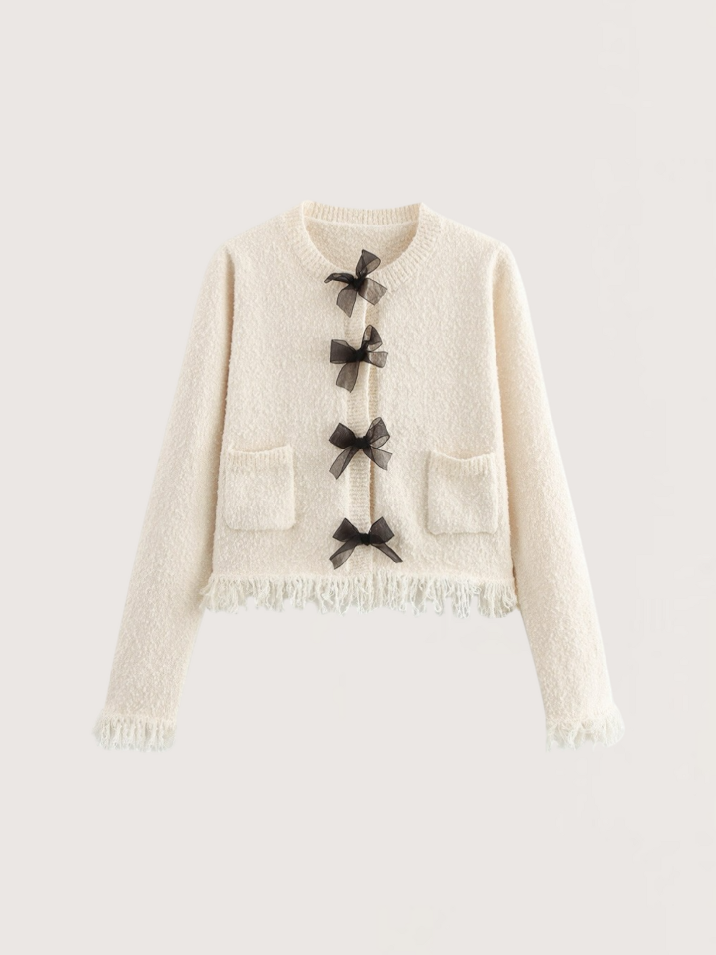 Fringe Bow Sweater