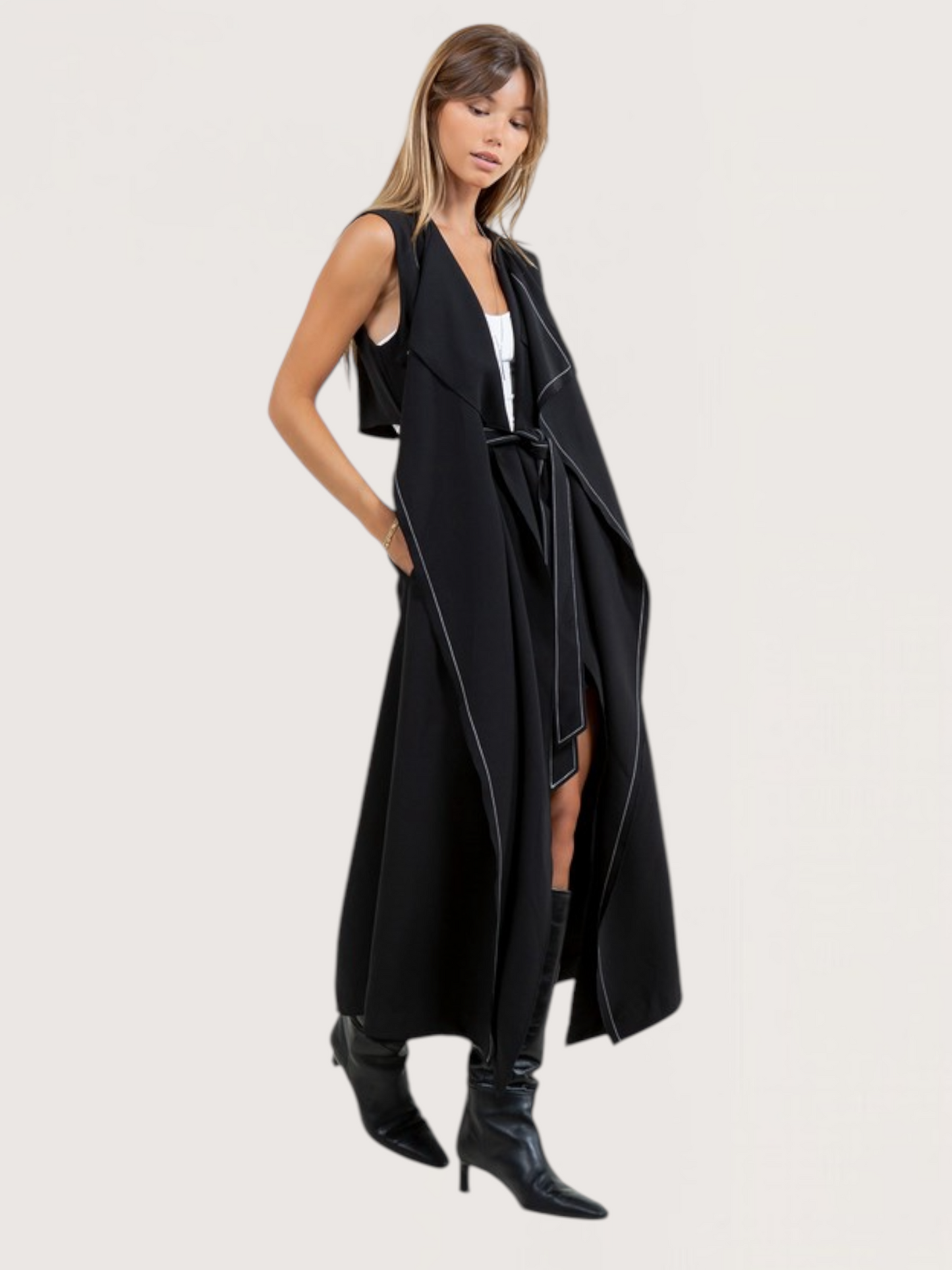 Long Line Vest Jacket