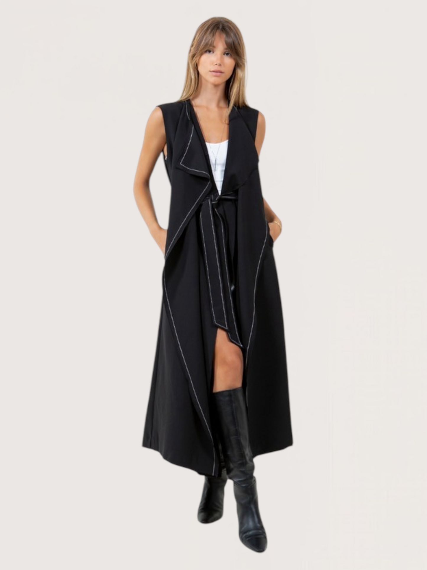 Long Line Vest Jacket