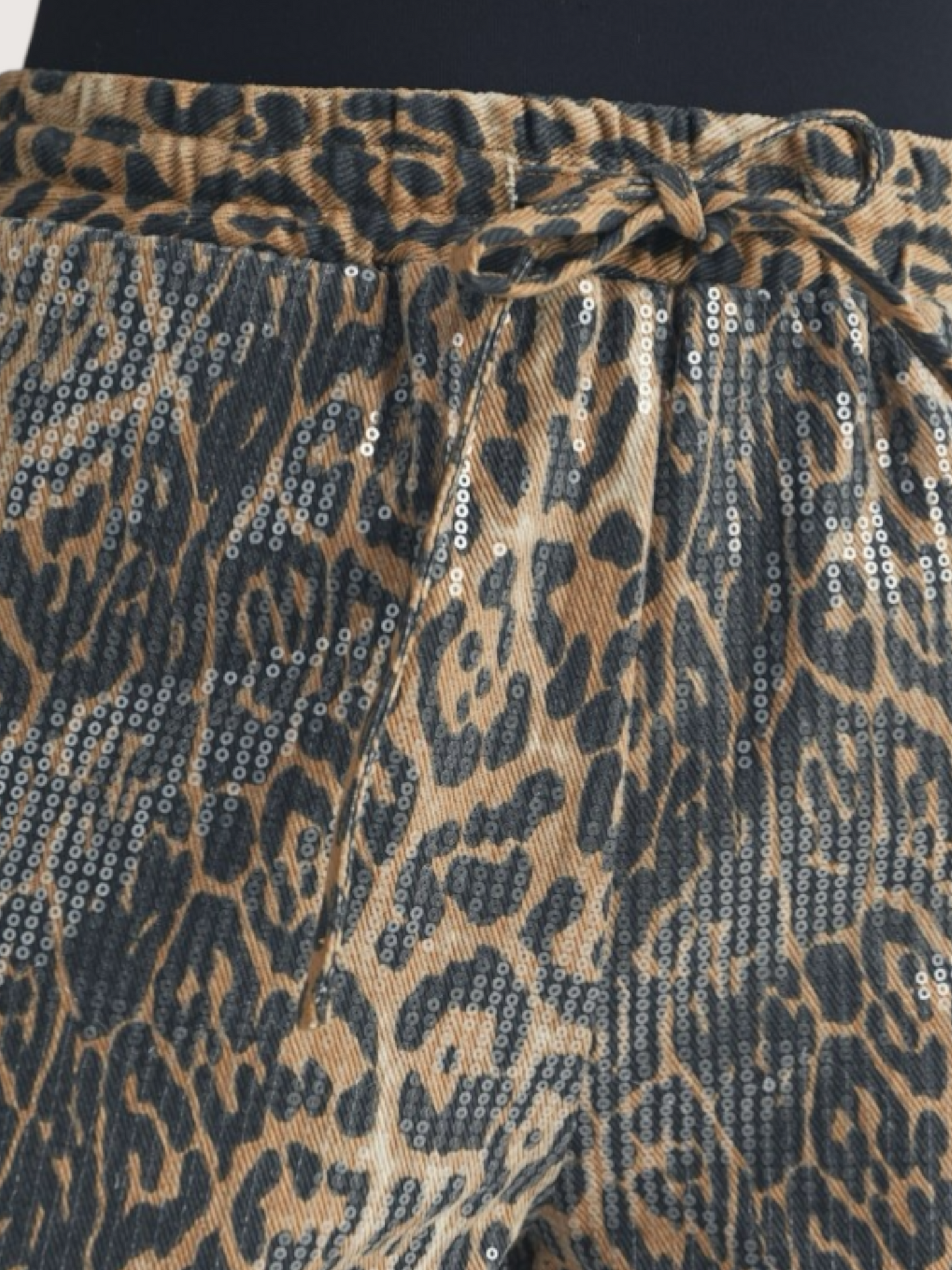 Leopard Sequin Short