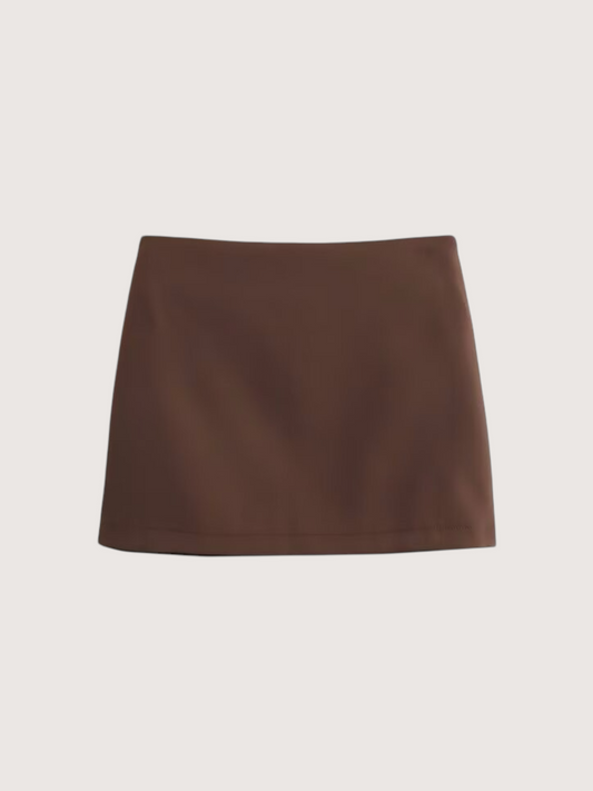 Brown Mini Skirt