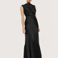 Open Back Slip Maxi | Black