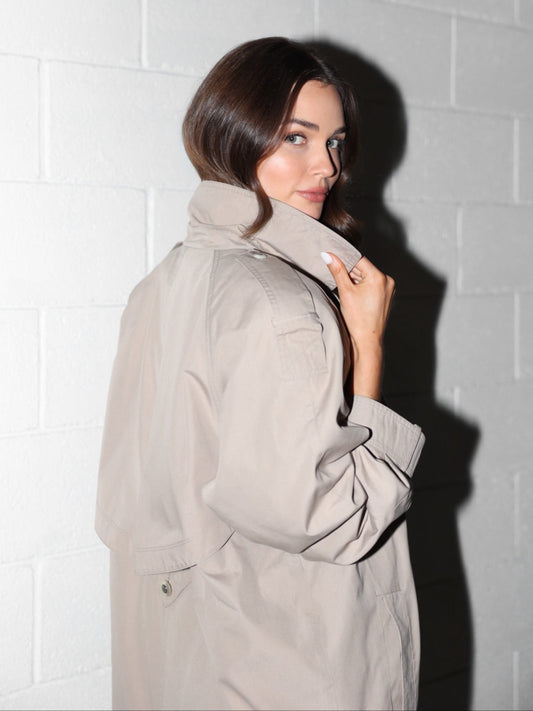 VINTAGE Vented Trench Coat